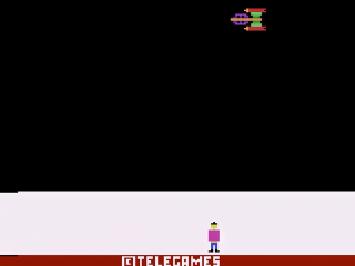 Glacier Patrol title screen for Atari 2600